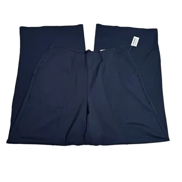 Old Navy NWT navy blue wide leg power soft leggings size L - Picture 7 of 16